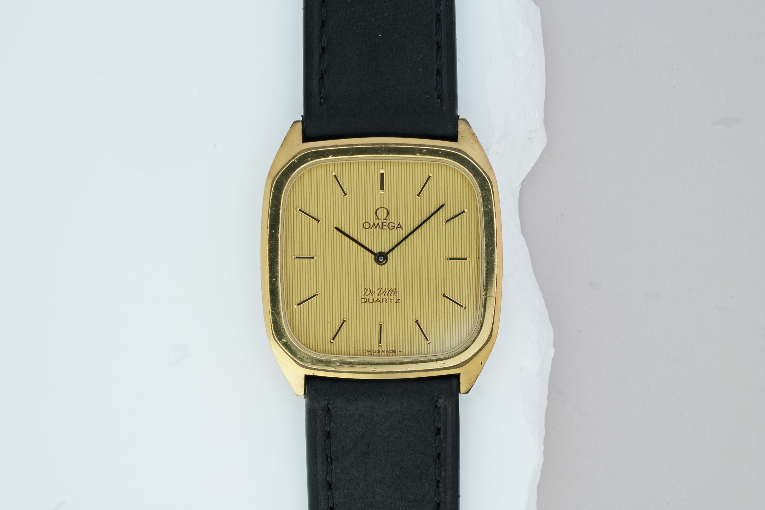 Omega De Ville - 'Tank' - Striped Dial - Kievit Classics
