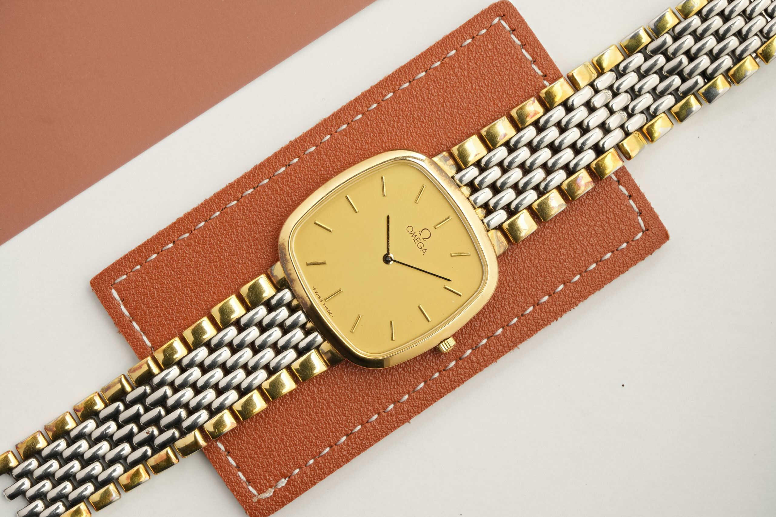 Omega De Ville Two-Tone Integrated Bracelet Kievit Classics