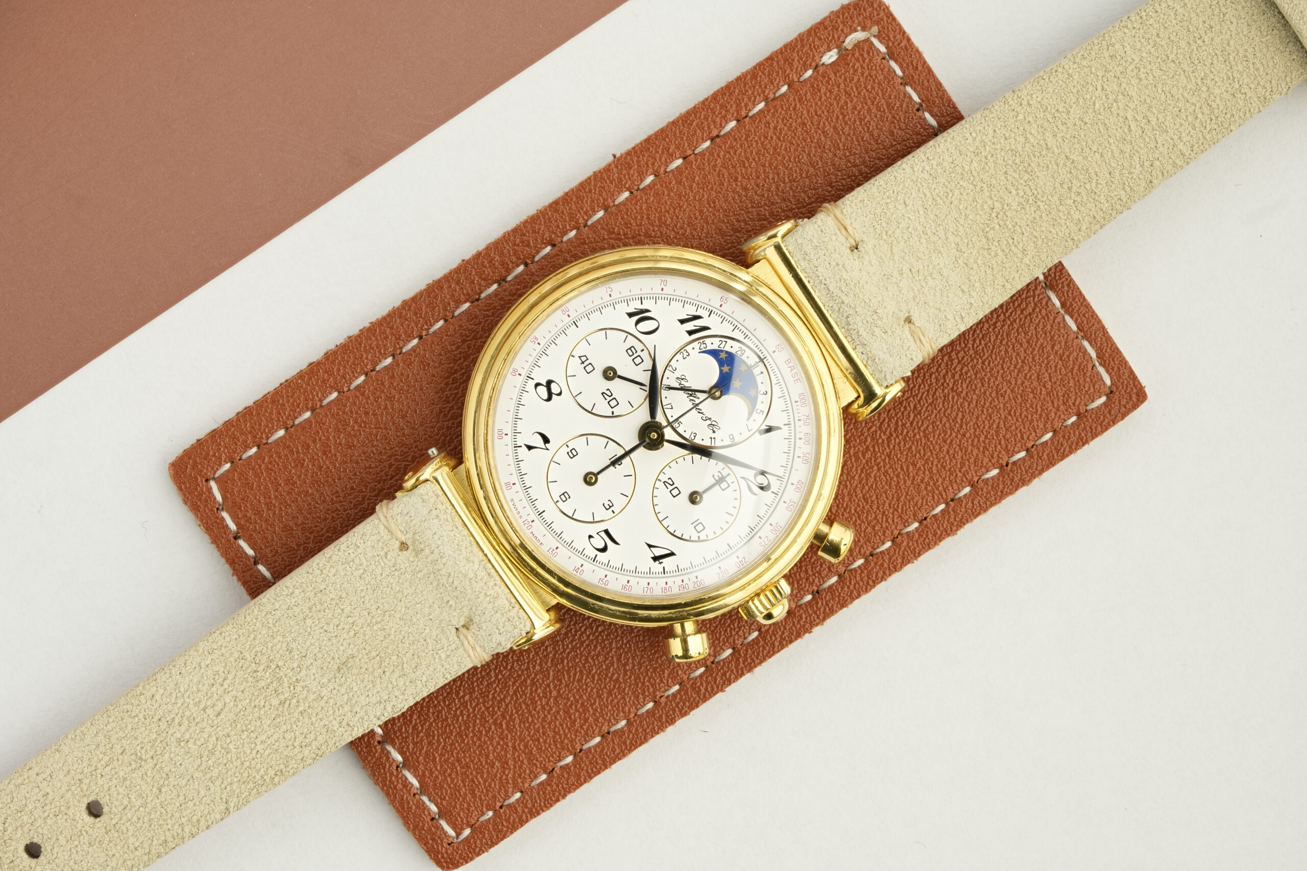 TAG Heuer - Edward Heuer Moonphase Chronograph - Lemania Movement