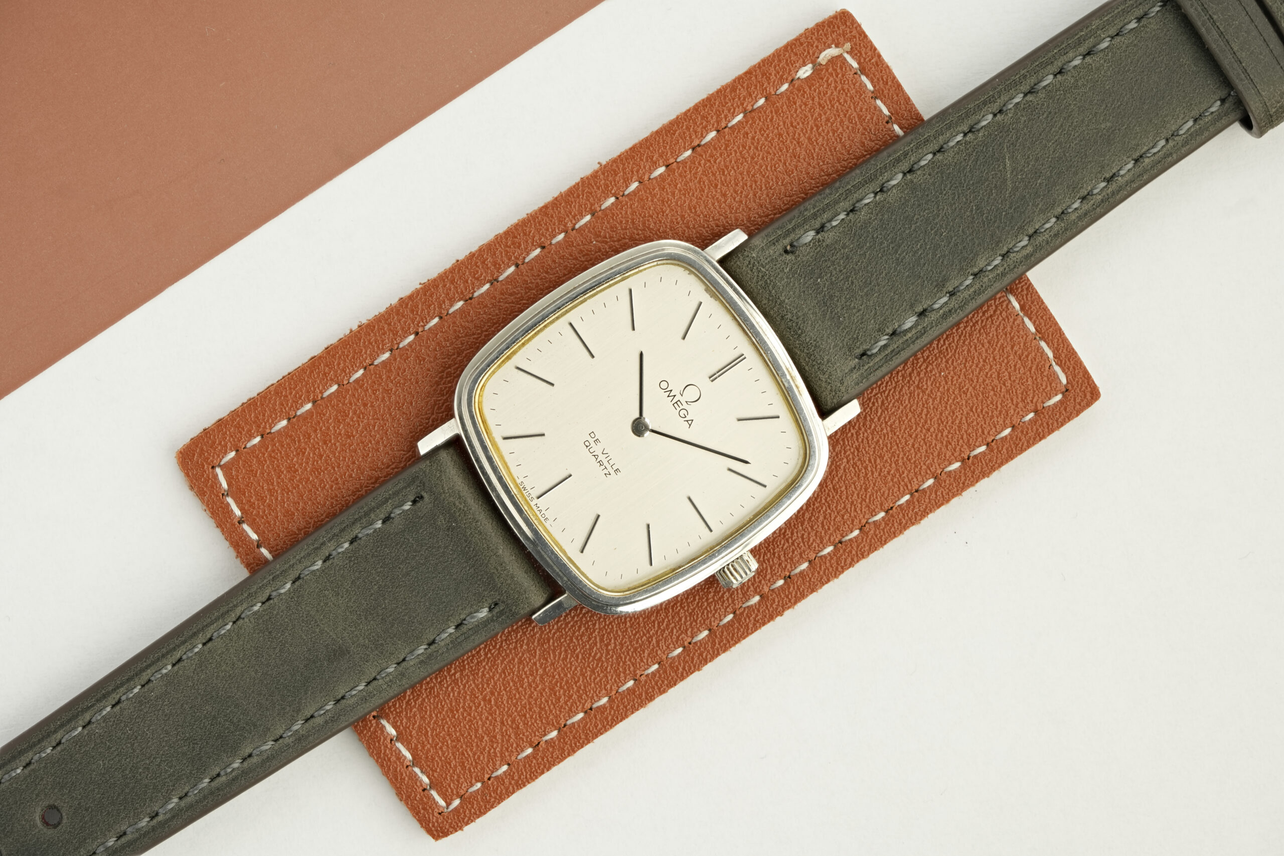 Omega De Ville - 'Brushed' Dial - Square Case