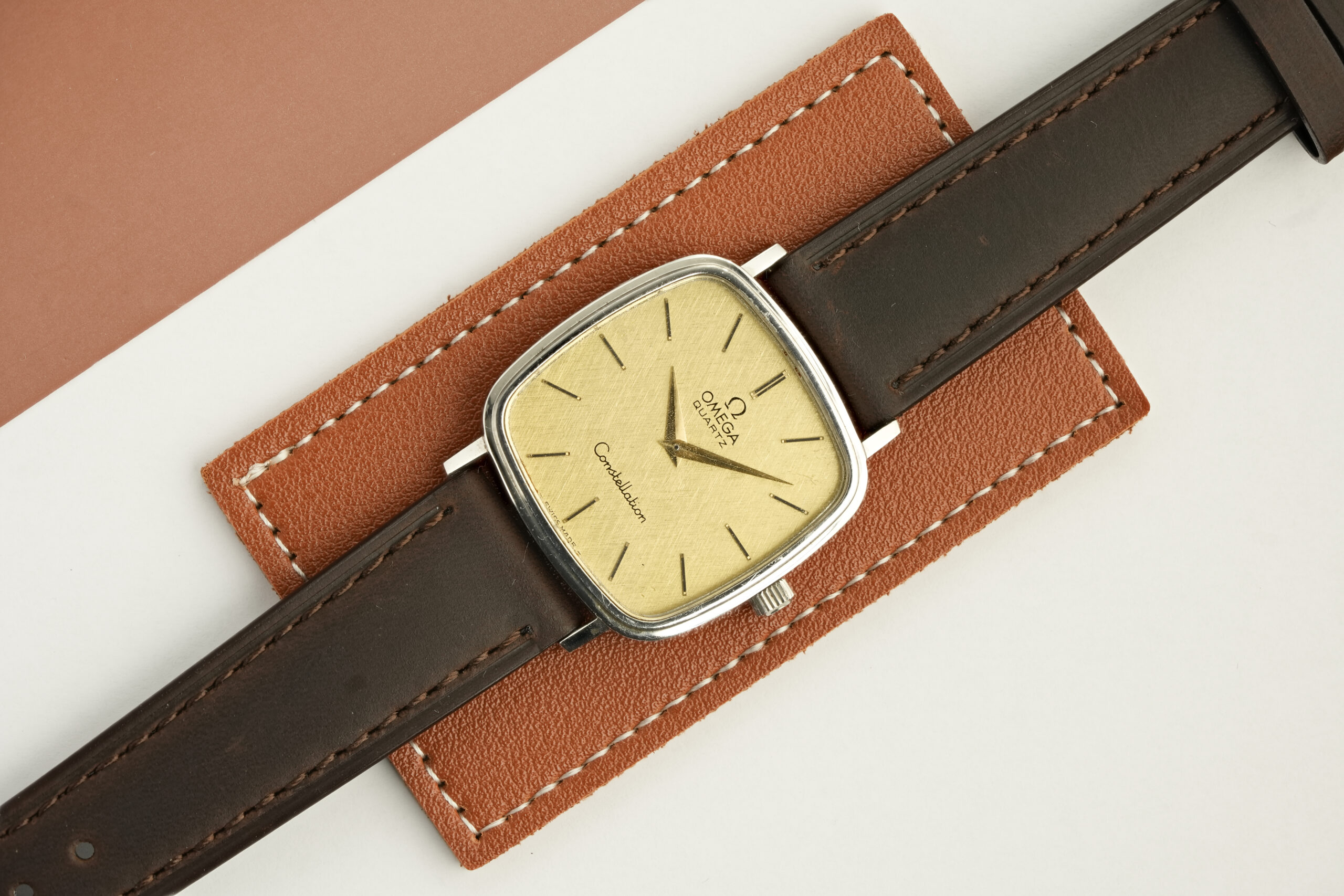 Omega Constellation - 'Linnen' Dial - Sword Hands