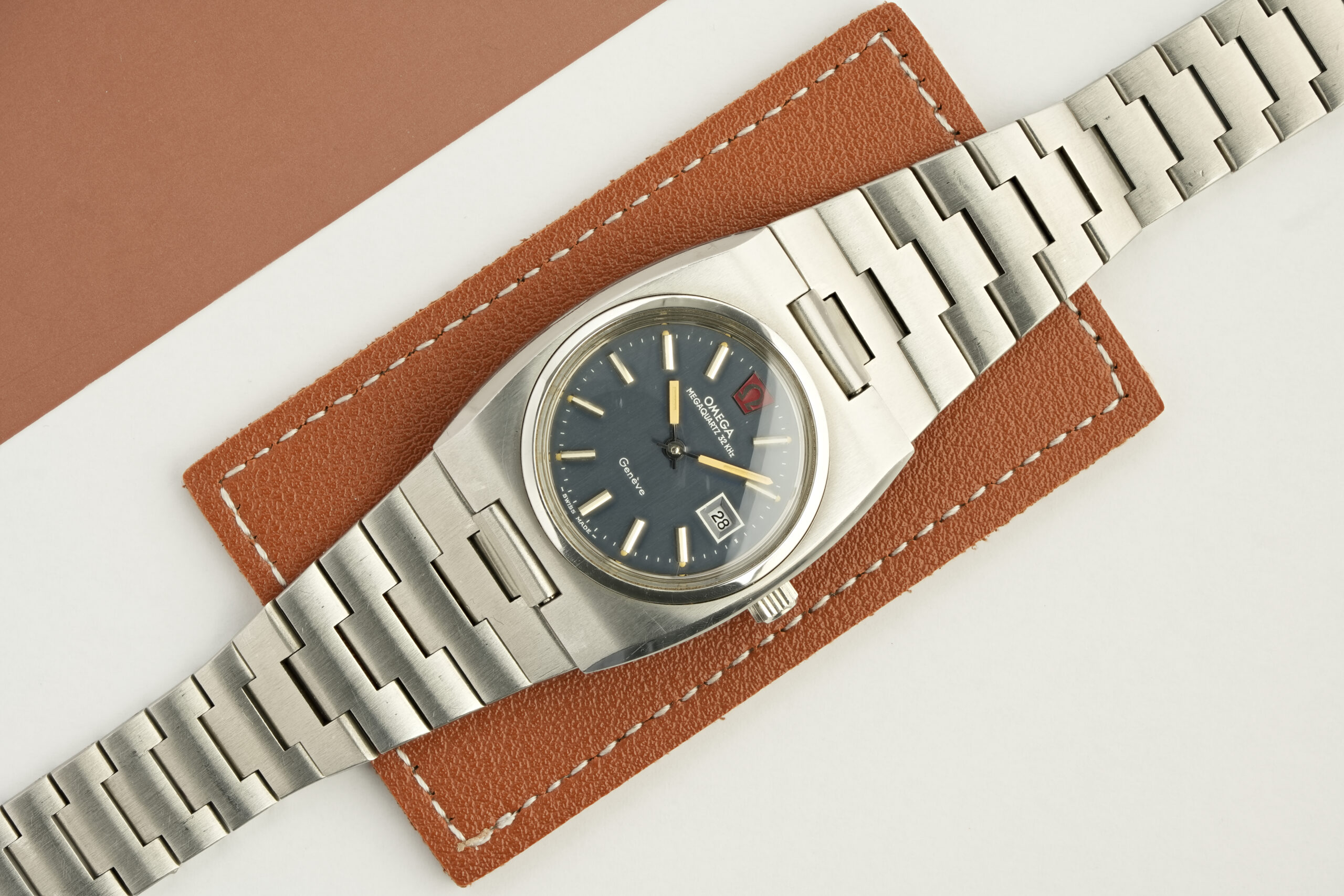 Omega Genève - Blue Dial - Megaquartz